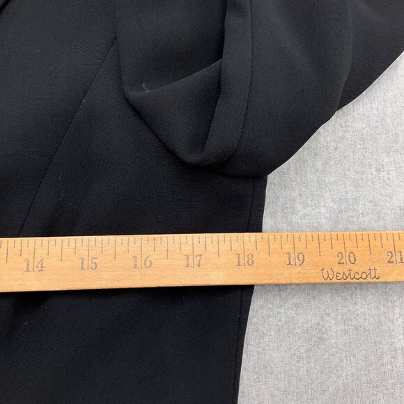 Jones Studio Blazer Women 6 Black Suit Jacket Classic Career Poly VTG NWT‎ - Picture 6 of 11